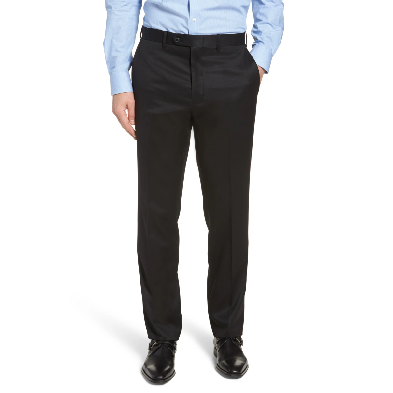 John W. Nordstrom Torino Classic Fit Flat Front Solid Dress Pants by  Nordstrom - Dwell