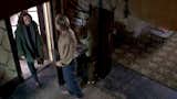 In one scene, Clarice Starling (Jodie Foster) is invited inside the home by Buffalo Bill (Ted Levine).