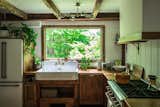 The Hunter Barnhouse by Danielle and Ely Franko kitchen with farmhouse sink