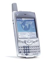 Includes speakerphone option, organizer, built-in camera, backlit keyboard, five-way navigation button, wireless We and email. Operates on Palm OS 5.2.1. 6.2 ounces, 4.4 x 2.4 x 0.9 inches.