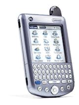 Built-in keyboard and five-way navigator button, stylus, and high-res color display. Organizer, headset phone, wireless Web and email capability. Operates with Palm OS 4.1.1. 6.5 ounces, 5.4 x 3.1 x .7 inches. Starts at $419.  Photo 6 of 6 in Inspecting Gadgets