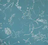 Inspired by a getaway to Belle Île, France, this botanical wallpaper, designed by Lindsey Adelman for Brooklyn’s Calico Wallpaper, is an abstract take on traditional florals. The print, shown here in Hyacinth, is available in seven colorways.