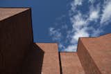 The university’s main building features Aalto’s irregular brickwork.