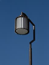 &nbsp;A sculptural, Aalto-designed street light outside the Museum of Central Finland.