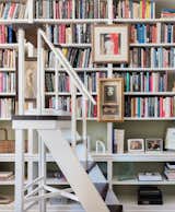 Bookshelves throughout the condo are lined with classic and modern titles, although none of the books are for sale—with the condo or otherwise. Some items, such as a ladder that Morrison had custom built to reach the upper shelves, may be negotiated separately.