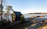 Exterior, Wood Siding Material, Prefab Building Type, and Gable RoofLine Architect Pekka Littow has partnered with Helsinki to bring it its first eco-retreat in the nearby archipelago, but his design concept more broadly represents a step forward in low-impact living.   Photo 8 of 8 in This Off-Grid Cabin on Finland’s Archipelago Is an Irresistible Call to Low-Impact Living