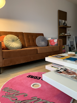 Sean Brown's Toronto apartment living room