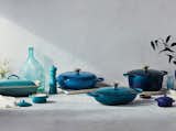 Agave effortlessly blends in with Le Creuset’s other shades of wintry blues.