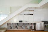 Before: Amanda softened the steel-and-concrete staircase.  Photo 9 of 27 in Before & After: An L.A. Loft in a Former Nabisco Factory Gets a Japanese-Inspired Makeover
