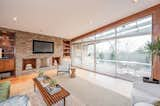 Living room of midcentury home in Birmingham, Alabama