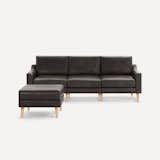 Burrow Slope Nomad Leather Sofa With Ottoman