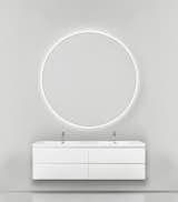 With a diameter of nearly five feet and multiple backlighting and finish options, Resource Furniture’s oversize mirror is just as ideal for adding dimension to your bathroom as it is for preening to perfection.&nbsp;&nbsp;