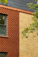 “The dogtooth wall has a dynamic quality that a lot of people have a really wonderful reaction to,” notes architect and resident Giles Bruce.