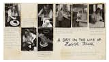 A booklet titled "A Day in the Life of Edith Heath" was created in 1985 using photographs taken by Elizabeth Stephens in the 1970s.