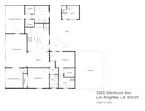 The complete floor plan of 3250 Glenhurst Avenue.