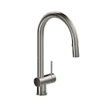 Riobel Stainless Steel Azure Pull Down Single Handle Kitchen Faucet