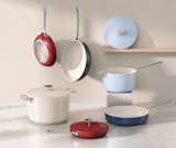 Equal Parts’s four-piece Cookware Set with two universal lids comes in five classic colors at $325.
