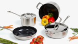 Italic’s Zest Cookware Set, priced at $125, features four essential pots and pans.  Photo 7 of 10 in Our 9 Favorite Direct-to-Consumer Brands for Quality Cookware at Affordable Prices