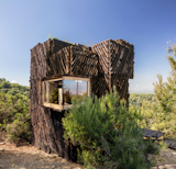 An Off-Grid “Quarantine Cabin” Near Barcelona Harvests Sunlight and Rainwater