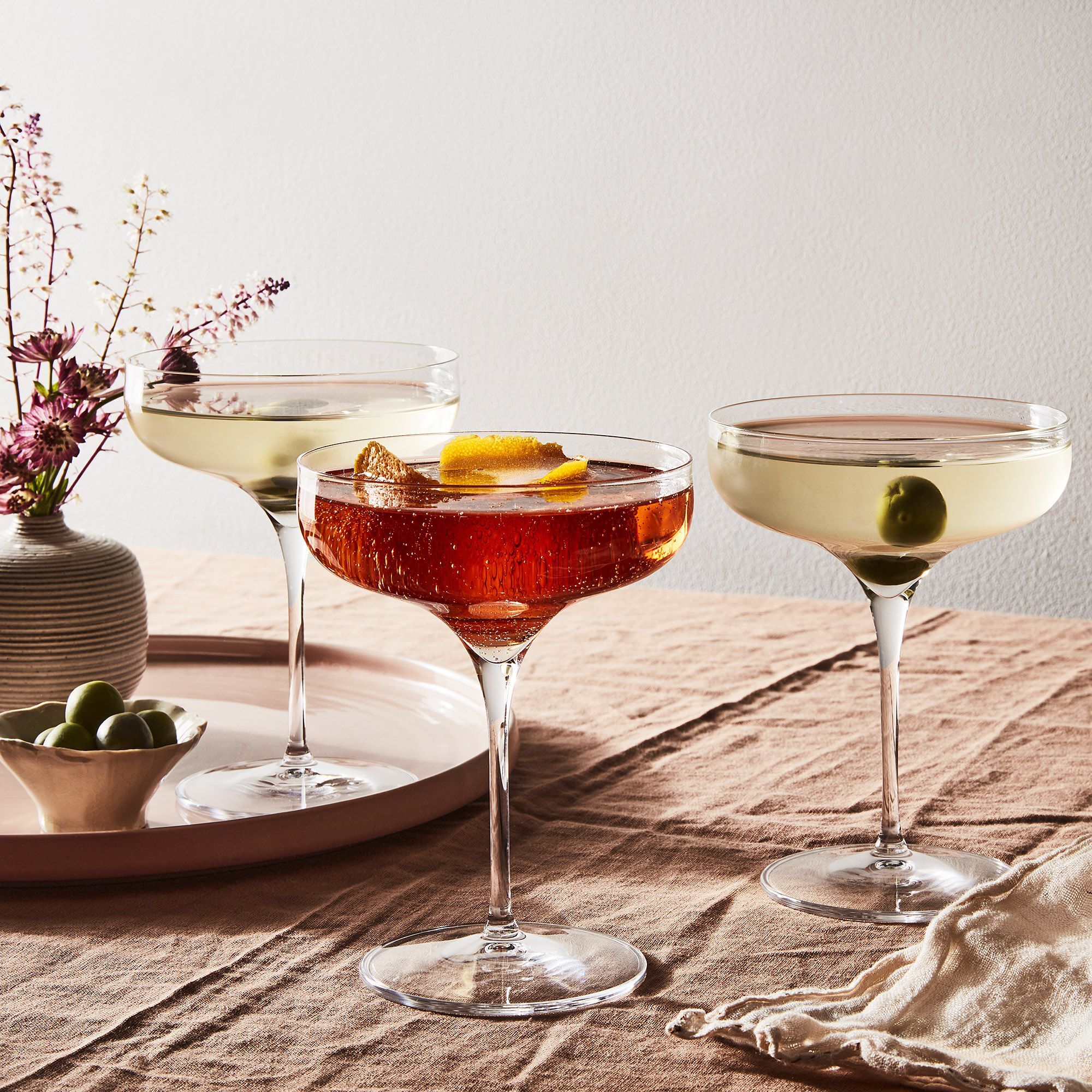 Luigi Bormioli Vinea Cocktail Coupe Glasses