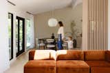 The addition of skylights throughout the home brings in natural light, which bounces off clean white walls.&nbsp;