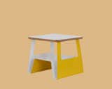 Quito company Objekt1 produces straightforward furnishings. Despite their simplicity, they carry a strong sense of locality and Ecuadorian tradition, especially in their form and color. The Sally table is produced using a single sheet of metal and comes in several vibrant hues.