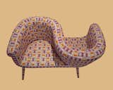 Quito designer Mathieu de Genot is drawn to classical furniture styles but still has some fun with eclectic finishes. This chair’s Doric form can be covered in a variety of colorful, complexly patterned textiles.