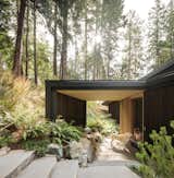 An Angular Black Cabin Rises From the Woods Near Vancouver - Photo 2 of 20 - 