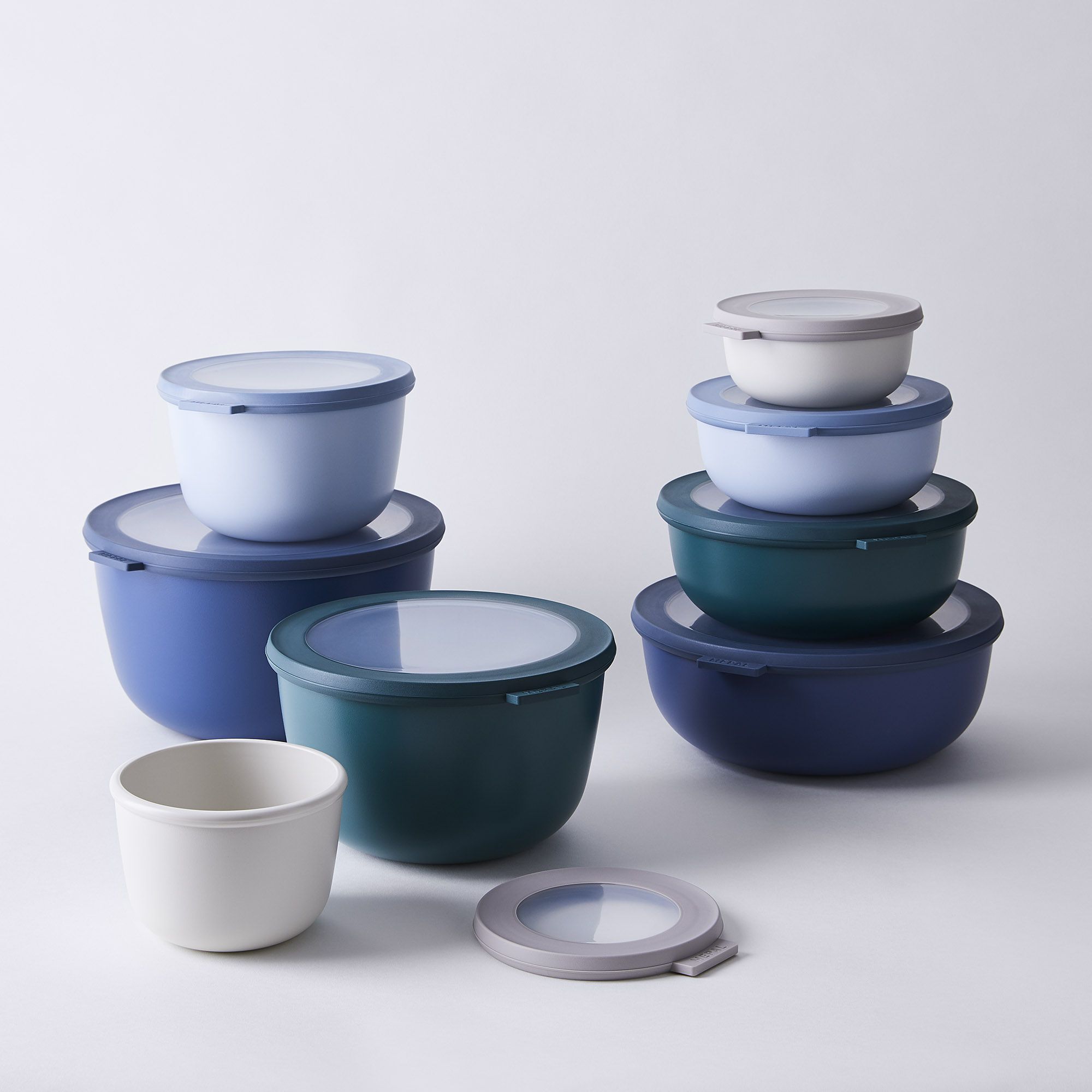 Mepal Microwavable Nested Storage Bowls