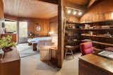 Bedroom of midcentury bungalow by Matthew Leizer