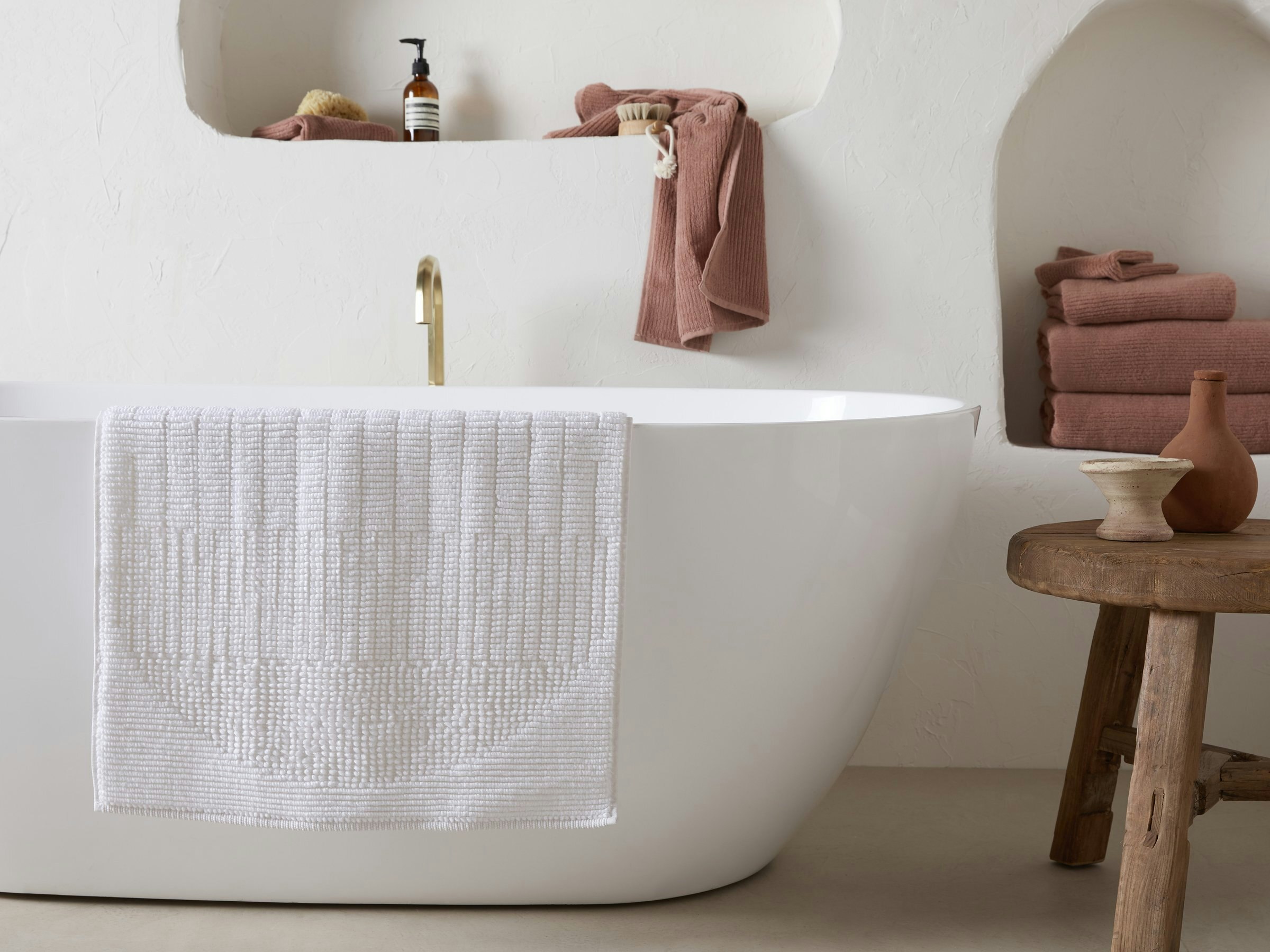 Super soft modern minimalist absorbent bathroom mats bathtub