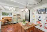 Another striking feature of the kitchen is the large vintage stove and oven in the corner, which once belonged to celebrated restaurateur and chef Alice Waters.&nbsp;