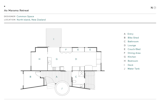 Floor plan of Ao Marama Retreat by Common Space.