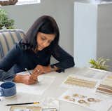 Designer Seema Krish (pictured) has become known for the artisanal methods and global influences that inform her textiles.