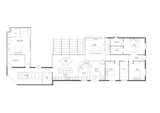 Floor plan of Brunswick Green by DOOD Studio  Photo 15 of 15 in A Postwar Cottage in Melbourne Gets a Light-Filled Extension With a Central Courtyard