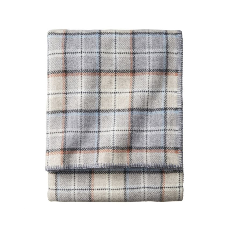 Pendleton Eco Wise Wool Plaid Stripe Blanket by Pendleton Woolen