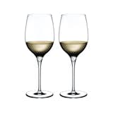 Nude Glass Dimple White Wine Glasses - Set of 2