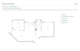 Floor Plan of Trianon Apartment by Leandro Garcia