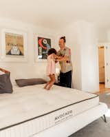 Sustainably made Avocado mattresses are incorporated into all the bedrooms as part of the family’s commitment to surrounding themselves with healthy, eco-friendly furnishings.