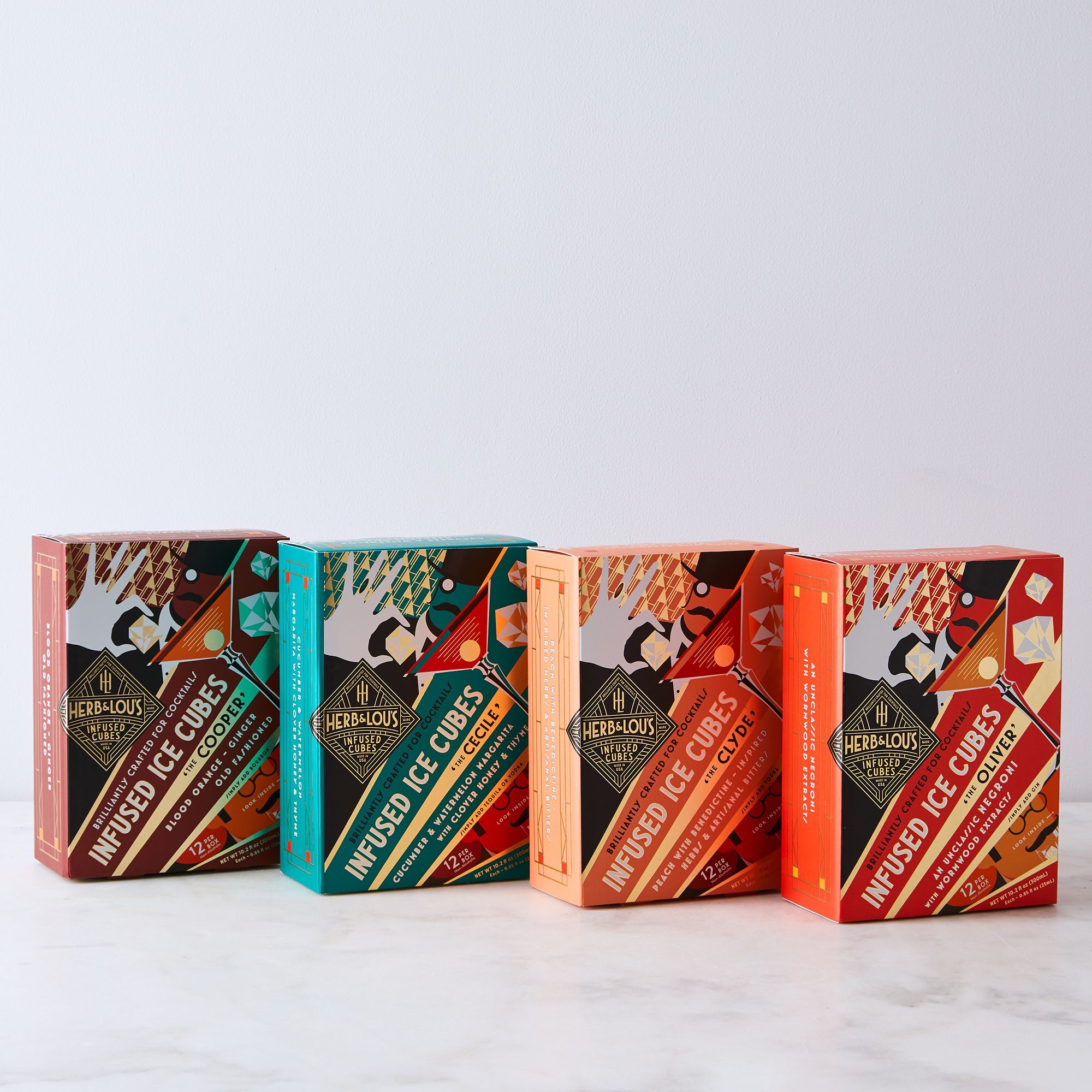 Infused Cocktail Ice Cubes