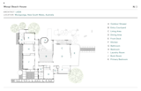 Floor Plan of Woopi Beach House by LADA Levesque &amp; Derrick Architects
