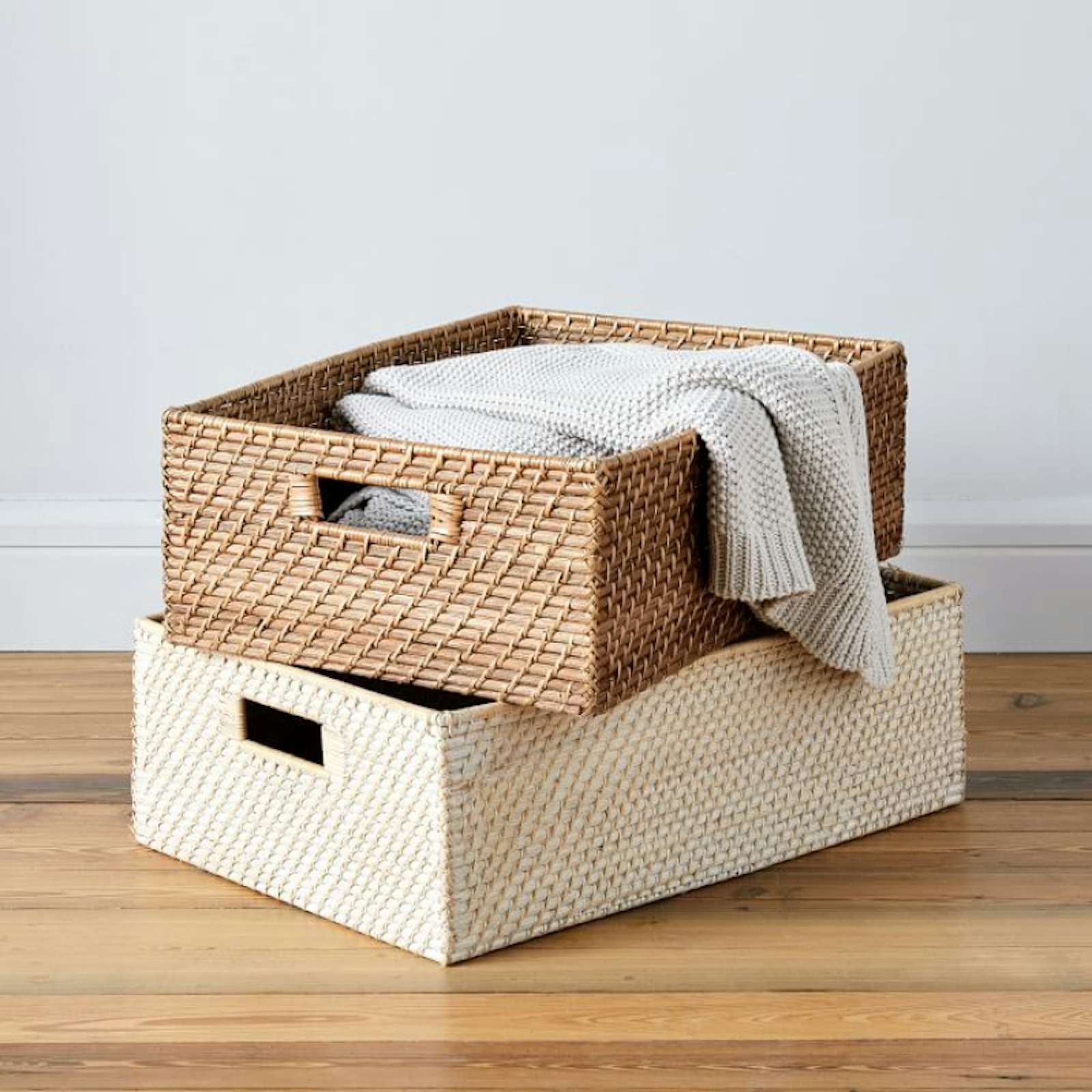 Photo 1 of 1 in West Elm Modern Weave Underbed Storage Basket Dwell