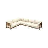 Chicory Modular Teak Outdoor 6-Seater L-Sectional