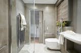 A bathroom for a house outside London is fitted with grab bars, as well as a wash-and-dry toilet.  Photo 6 of 7 in Designer Ed Warner Is Creating Stylish Bathrooms for People With Disabilities