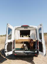 “The cool thing about the van is the casualness of it. It’s like, ‘Hey, we know somebody in Seattle. Let’s just go park in the driveway and hang out,’ ” says Rachel.