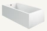 This bathtub features MTI’s proprietary DoloMatte material, a solid surface that has a supple texture and is also mold- and mildew-resistant.  Photo 1 of 5 in Take the Edge Off With These New Bathroom and Kitchen Fixtures