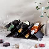 Epicurean Matte Black Collapsible Wine Rack