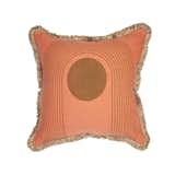 Block Shop Salmon Pillow - Fawn Fringe