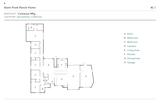 Floor Plan of Stark Punk Ranch Home by Colossus Mfg
