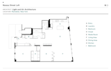 Floor Plan of Nassau Street Loft by Light and Air Architecture